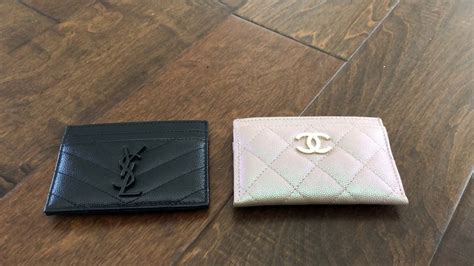 Comparison of the YSL flat card holder v